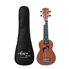 Load image into Gallery viewer, 21 inch ukelele mahogany Soprano ukulele musical instrument guitar