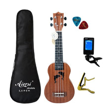 Load image into Gallery viewer, 21 inch ukelele mahogany Soprano ukulele musical instrument guitar