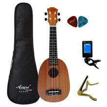 Load image into Gallery viewer, 21 inch ukelele mahogany Soprano ukulele musical instrument guitar